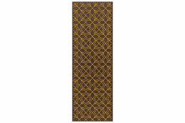 Black & Gold Geometric Polymer Wall Panel HS-041-1