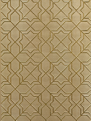 Gold Metallic Geometric Polymer Wall Panel HS-41-3