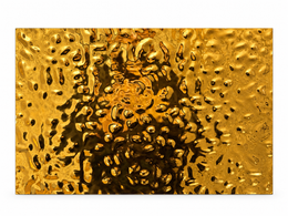 Gold Water Ripple Stick-On Foam Wall Panel - MW-001