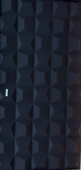 PU 3D Geometric Wall Panel Black PU-A075