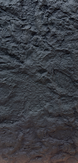 Natural Black Rock PU Wall Panel PU-RS35