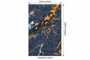 Luxury Midnight Blue & Gold Marble Effect PVC Wall Panel – PVC-13