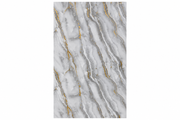 Luxury White & Silver Grey Marble Effect PVC Wall Panel with Gold Veining – PVC-15