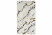 Luxury White & Grey Agate Marble Effect PVC Wall Panel with Gold Veining – PVC-19