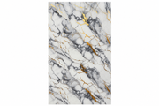 Luxury White & Grey Calacatta Marble Effect PVC Wall Panel with Gold Veining – PVC-21