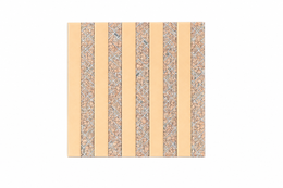 Rose Gold Decorative Stripe Design Self-Adhesive Mirror Wall Panel SAM-158