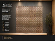 Light Brown Brown Concave Square Acoustic Wall Panel HS-002 image 2