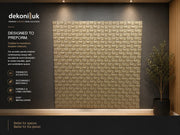Light brown Convexed Square Acoustic Wall Panel HS-005 image 2