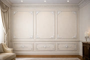DGM23-BA White with Gold Palace Ceiling Corner Motif 27×18 cm image 1