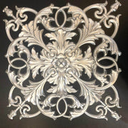 DGM27-G Silver Ps Embroidered Motif 40*40cm