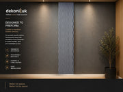 Grey wave Design Acoustic Panel HS-019 image 2