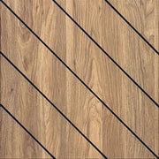Diagonal Slatted Acoustic Wall Panel PET-004 image 0