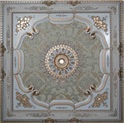 DK150-P  Silver Square Palace Ceiling 150×150 cm image 0