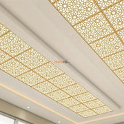 DSKP60-A Selcuk Gold Pvc Ceiling Panel 60*60 image 1