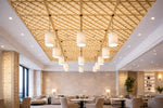 DGM28-D2 Diamond Patterned Paintable Ceiling and Wall Panel 50 cm image 1