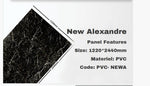 PVC-NEWA ALEXANDRE MARBLE PVC PANEL 122x244cm image 0