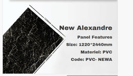 PVC-NEWA ALEXANDRE MARBLE PVC PANEL 122x244cm image 0