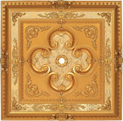 DK90-A Gold Square Palace Ceiling 90×90 cm image 0