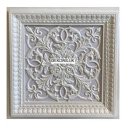 DKP60-D2 Avantgarde Paintable PVC Ceiling Panel 60×60 cm image 0