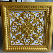 DKP60-A Avantgarde Gold PVC Ceiling Panel 60×60 cm image 1