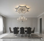 DY90-G Silver Star Palace Ceiling 90 cm image 1