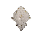 DGM54-BA White with Gold Cornice Inner Corner Motif 17×13 cm image 0