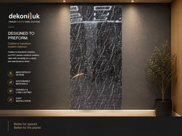 Black & White Marble PVC Panel PVC-A image 0