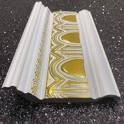 DA120-BA White Gold Audy Cornice 12cm image 1