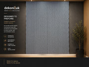 Grey wave Design Acoustic Panel HS-019 image 1