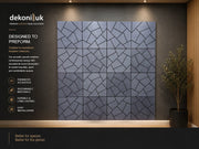 Abstract Geometric Square Acoustic Wall Panel WP7-A image 2